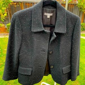 Ann Taylor black coat size 6